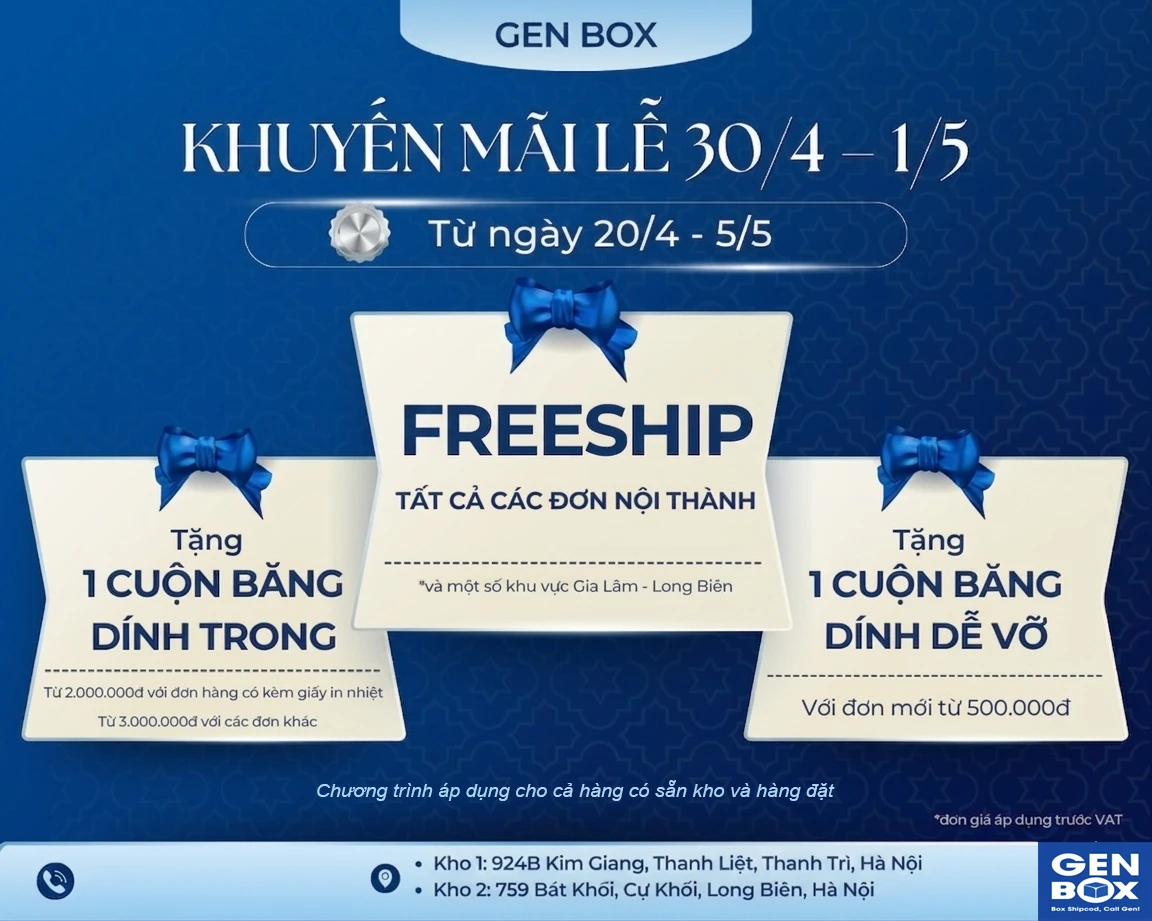 THÔNG BÁO CHƯƠNG TRÌNH KHUYẾN MÃI LỄ 30/4 – 1/5